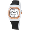 Marc Jacobs Quartz White Dial Black Silicone Ladies Watch MJ1650