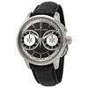 Maurice Lacroix Masterpiece Le Chronographe Grey Dial Black Leather Men's Watch MP7128-SS001-320