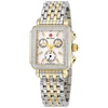Michele Signature Deco Chronograph Diamond Ladies Watch MWW06P000108