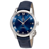 Omega De Ville Hour Vision Automatic Chronometer Blue Dial Men's Watch 433.13.41.21.03.001