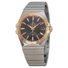 Omega Constellation Automatic Grey Dial Steel and 18kt Rose Gold Men's Watch 12320352006002 123.20.35.20.06.002