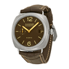 Panerai Radiomir 8 Days Brown Dial Brown Leather Men's Watch PAM00346
