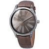 Omega De Ville Lacquered Taupe-Brown Dial Ladies Diamond Watch 428.18.39.60.13.001