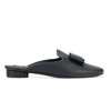 Ferragamo Ladies Flower Heel Mule Slipper Shoe 01N226 684331
