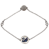 Swarovski Remix Collection Swan Strand Blue Rhodium Plating 5375252