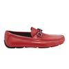 Ferragamo Salvatore  Red Gancini Bit Driver Moccasin, Brand Size 8 024728 671738 6060
