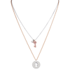 Swarovski Crystal Wishes Key Pendant Set - Pink 5272240