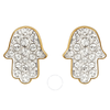 Swarovski Hamsa Hand Stud Earrings 5390501