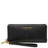 Michael Kors Jet Set Travel Leather Continental Wallet - Black 32S5GTVE9L