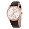 Rolex Cellini Dual Time Silver Dial 18kt Everose Gold Men's Watch 50525SSBRL