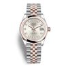 Rolex Datejust 31 Silver Diamond Dial Automatic Steel and 18kt Everose Gold Jubilee Watch 278241SDJ