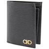 Ferragamo Salvatore Ferragamo Men's Gancini Trifold Wallet in Black 66A067 685996