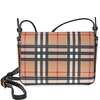 Burberry Vintage Check and Leather Wallet- Black 4077783