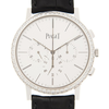 Piaget Altiplano Silver Dial 18K White Gold Diamond Men's Watch GOA40031