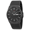Skagen Aktiv Black Dial Black PVD Mesh Men's Watch SKW6006