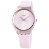 Swatch SKIN LAVANDA Quartz Pink Dial Ladies Watch SYXS124