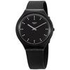 Swatch Skinero Black Dial Ladies Silicone Watch SVOB106