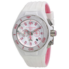 Technomarine Open Box -  Cruise Vision II White Dial White Rubber Ladies Watch TM-113012