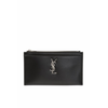 Saint Laurent Leather Pouch- Black 574454 0SX0E 1000