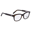 Montblanc Brown Tortoise Men's Square Eyeglasses MB0628 052 MB0628  052 52