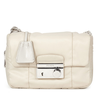 Prada Open Box -  Quilted Fabric Crossbody - Ivory 1BH990F0304