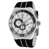 Technomarine TechnoMarine Cruise Locker Chronograph White Dial Black and White Silicone Men's Watch 112015 TM-112015