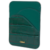 Chloe Chloe Ladies Green Walden Card Case CHC19UP300B063H0