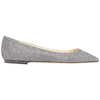 Jimmy Choo 24/7 Romy Lame Glita Flats 247 ROMY FLAT LAG ANTHRAC