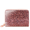 Michael Kors Barbara Zip Around Metallic Coin Case- Rose Gold 32H8TB8Z0P-674