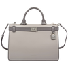 Michael Kors Tatiana Medium Leather Satchel- Grey 30F8ST0S2T-864