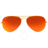 Ray Ban Aviator Flash Polarized Orange Flash Sunglasses RB3025 112/4D 58 RB3025 112/4D 58-14