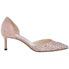Jimmy Choo Esther 85 Glitter Suede Leather Pointed Pump, Brand Size 36 (US Size 6) 184 ESTHER 60 WBD BAL PIN