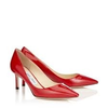 Jimmy Choo Womens Patent Leather Pointy Toe Pumps in Red 247 ROMY 60 PAT RED