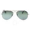Ray Ban Aviator Silver Mirror Men's Sunglasses RB3025 W3275 55-14 RB3025 W3275 55-14