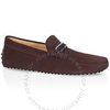 Tod's Men's Light Brule Semi-Glossy Leather Shoes XXM0GW0L910RE0L812