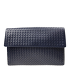 Bottega Veneta Ladies Clutch bag Pouchette Dark Blue Bv Clut Os Flap Clutch 430616 V4651 4013
