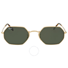 Ray Ban Octagonal Metal Sunglasses RB3556N 001 53