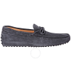 Tod's Tod's Suede Mocassino Loafers-Charcoal XXM0GW05470RE0CH