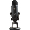 Blue Yeti USB Mic for Recording & Streaming on PC and Mac, 3 Condenser Capsules, 4 Pickup Patterns, Headphone Output and Volume Control, Mic Gain Control, Adjustable Stand, Plug & Play – Blackout