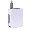 3' Scosche boltBOX Retractable MFI Lightning to USB Charge & Sync Cable for iPhone 5/6/6S, iPad Air (White)