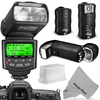 Altura Photo Professional Flash Kit for NIKON DSLR - Includes: I-TTL Flash (AP-N1001), Wireless Flash Trigger Set and Accessories