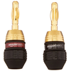 AmazonBasics Banana Plugs -  Deadbolt Type, 6 pairs