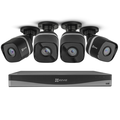 EZVIZ 4K UltraHD 8MP Outdoor IP PoE Surveillance System, 4 Weatherproof UHD EXIR Security Cameras, 4 Channel 2TB NVR Storage, 100ft Night Vision, Smart Video Analytics, Customizable Motion Detection