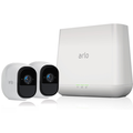Arlo Pro by NETGEAR Security System with Siren – 2 Rechargeable Wire-Free HD Cameras with Audio, Indoor/Outdoor, Night Vision (VMS4230)