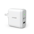 Quick Charge 3.0, Anker 18W USB Wall Charger (Quick Charge 2.0 Compatible) PowerPort+ 1 for Galaxy S7/S6/Edge/Plus, Note 5/4, LG G4, HTC One A9/M9, Nexus 6, iPhone, iPad and More