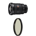 Sony SEL1635GM 16-35mm f/2.8-22 Zoom Camera Lens, Black  and Circular Polarizer Lens - 82 mm