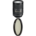 Nikon AF-S DX NIKKOR 18-300mm f/3.5-5.6G ED with Auto Focus for Nikon DSLR Cameras and AmazonBasics Circular Polarizer Lens - 77 mm