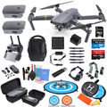 DJI Mavic PRO Drone Quadcopter Flymore Combo with 3 Batteries, 4K Professional Camera Gimbal Bundle Kit with MUST HAVE Accessories