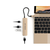 USB C Hub ANNBOS A030EH8 Multiport Adapter Aluminum 4-Port