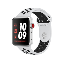 Đồng hồ Apple Watch Nike+ GPS Series 3, 38mm Silver Aluminum Case with Pure Platinum/Black Nike Sport Band
